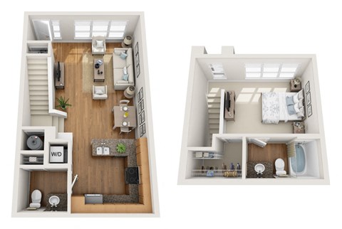 Floor plan at Element 47 by Windsor, 2180 N. Bryant St., 80211